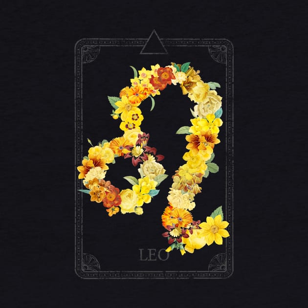 Floral Zodiac Sign: Leo by FabiWes